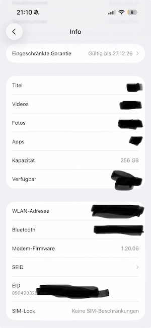 iPhone 17 Pro, 256GB, Tiefblau Bild 2