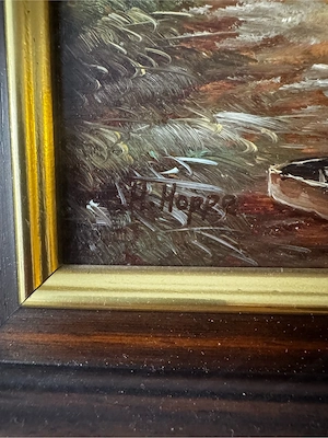 Ölgemälde  Hoppe Nr.1 Bild 2