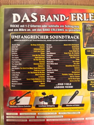 Guitar Hero Set Xbox 360 inkl. Gitarrencontroller + 2 Spiele Bild 2