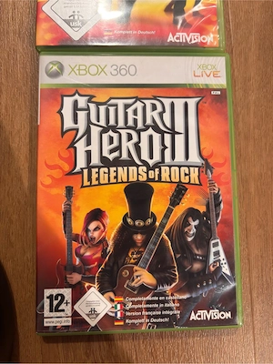Guitar Hero Set Xbox 360 inkl. Gitarrencontroller + 2 Spiele Bild 3