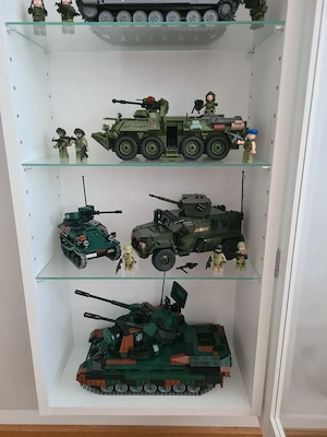 Vitrine inkl. KLemmbaustein Modellen Bild 4