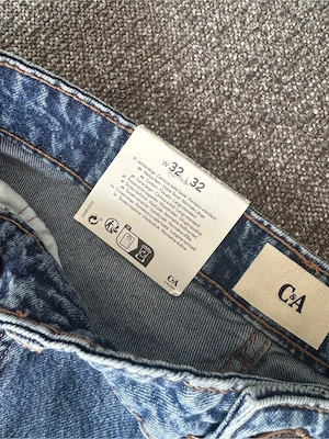 Neue C&A Jeans Wide Leg   Straight Fit Gr. 42 (W32 L32) Bild 3