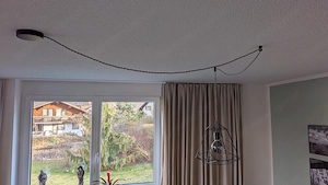 Pendelleuchte mit Textilkabel Bild 4