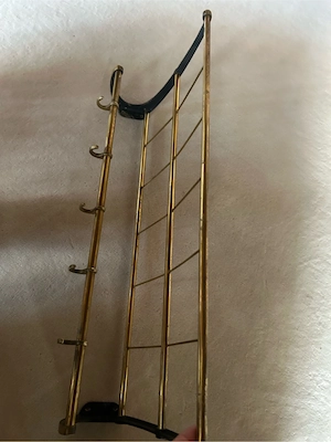 Vintage Garderobe mit Hutablage 50er Jahre Bild 4