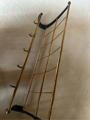 Vintage Garderobe mit Hutablage 50er Jahre Bild 5