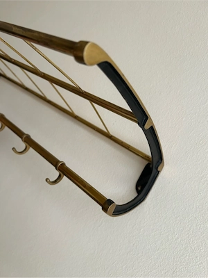 Vintage Garderobe mit Hutablage 50er Jahre Bild 3