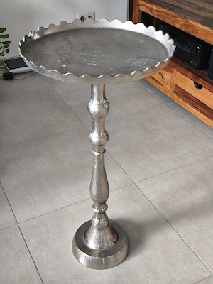 Dekosäule Silber von Bolze Home