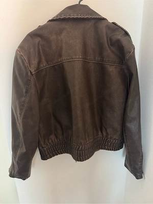 Lederjacke Vintageoptik   Kunstleder Gr M-L Bild 2