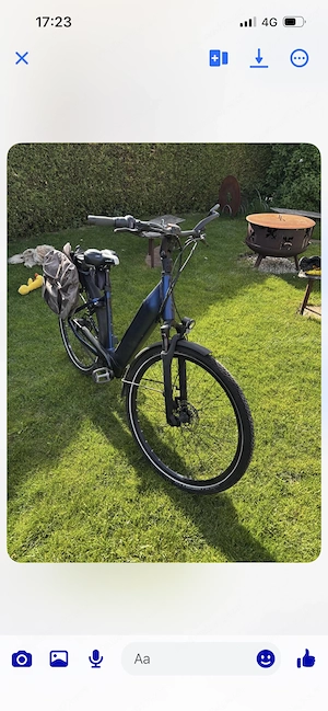 Damen fahrrad Giant farbe Blau zu verkaufen   Bild 2