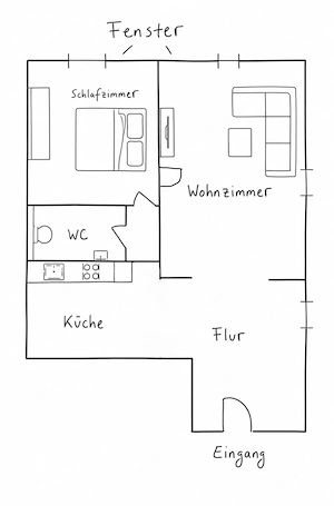 Zentrale 2,5 Zi. Wohnung Zentrum Schruns 51qm  Bild 6