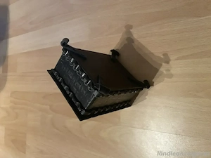 Metall-Schmuckdose mit Edelweiß-Motiv - rustikales Design Bild 3