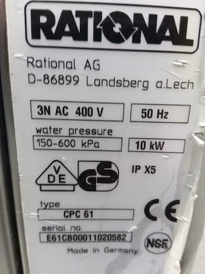 Rational CPC 61 Kombidämpfer Dampfgarer Konvektomat Backofen Bild 10