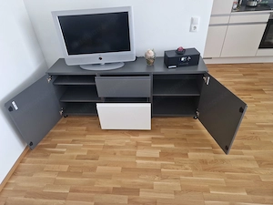 IKEA BEST  TV-Bank 180 cm | Grau | viel Stauraum | neuwertig Bild 3