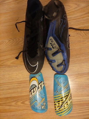 Nike Air Zoom mit Nike Schienbeinschoner