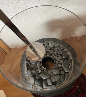 Dekoratives Glasfeuer Bild 5