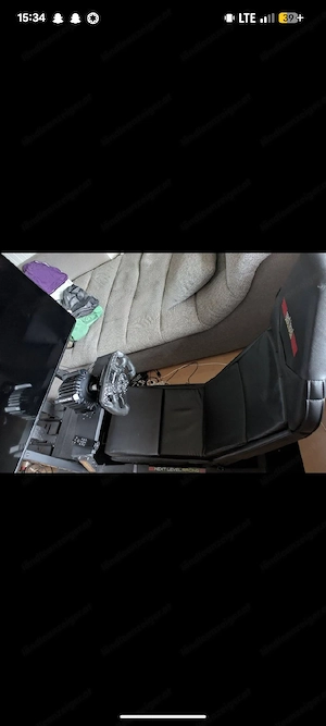 Fanatec DD Pro Sim Racing Setup Komplett mit Cockpit & 43" QLED TV (Ready to Race) Bild 2