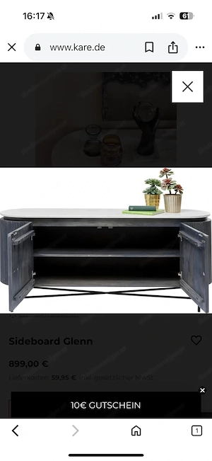 Sideboard  Glenn  von KARE Design Bild 3