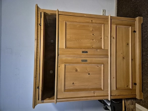 Echtholz Schrank Bild 2