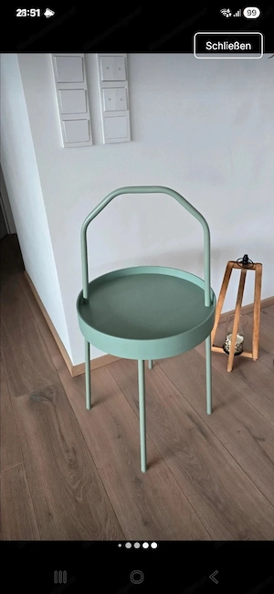 Beistelltisch in Mintgrün 38cm Bild 2