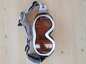CARRERA Snowboardbrille   Skibrille   Weiß Schwarz   Top Zustand! 