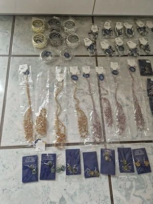 Schmuck Restposten Modeschmuck Flohmarkt Starterpaket Ohrringe Armreifen Markt Verkauf S4 Bild 2