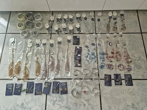 Schmuck Restposten Modeschmuck Flohmarkt Starterpaket Ohrringe Armreifen Markt Verkauf S4