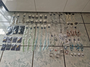 Schmuck Restposten Modeschmuck Flohmarkt Starterpaket Ohrringe Armreifen Markt Verkauf S5