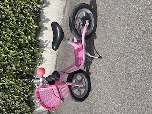 PUKY Laufrad mit Bremse in Rosa   fahrbereit 