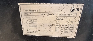 Mig Mag 240 E Schutzgasschweißgerät  Bild 2