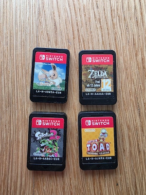 Nintendo Switch Komplettset + 4 Spiele + Zelda Amiibo + evtl. ungepatcht Bild 9