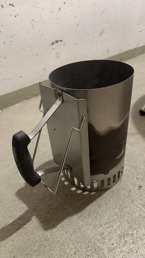 Weber Kugelgrill mit neuem Gusseisenrost, Schutzhülle und Kamin Bild 2