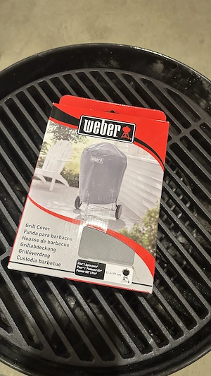 Weber Kugelgrill mit neuem Gusseisenrost, Schutzhülle und Kamin Bild 4