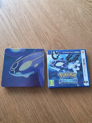Pokémon Alpha Saphir 3DS mit limited Edition Steelbook