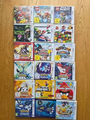 Nintendo 3DS Spiele Sammlung   Pokémon, Mario & Steelbook, siehe Beschreibung