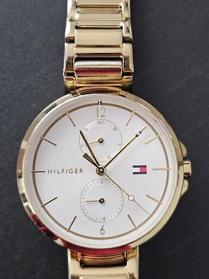 Tommy Hilfiger Damen Armbanduhr gold Bild 2
