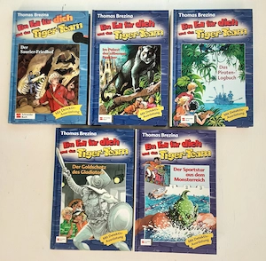 Thomas Brezina  -  Ein Fall für dich und das Tiger-Team  Band 1,7,8,19,24,26,30,37,41,42, Bild 4