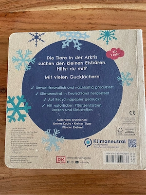 Pappbuch mit Gucklöchern "Kleiner Eisbär" Bild 2