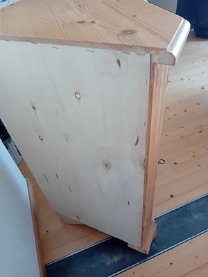 Eckkomode aus Holz  Bild 3