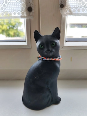 schwarze Katze