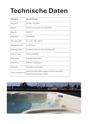 Premium Whirlpool für 3 Personen Bild 3