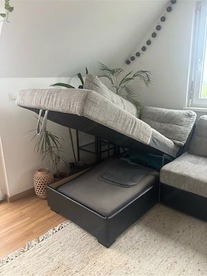 Couch mit Staufläche und Auszug Bild 3