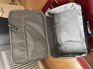 Große Reisetasche 75 x 55 cm Schwarz Grau Bild 2