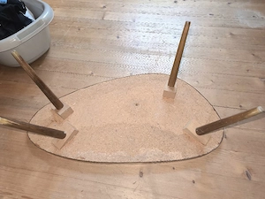 Nierentisch Mid Century  Bild 2