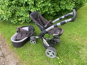 Kinderwagen - Buggy gegen einen 6er Träger Bier Bild 5