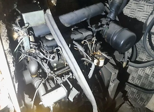 Kutter Blitz Düker Rex Betrieb mit Diesel Motor Auflösung Augsbur Bild 4