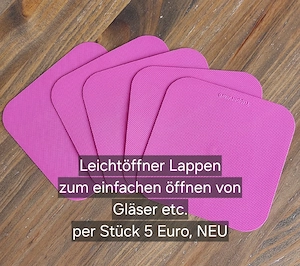 Leichtöffnerlappen Tupperware NEU je