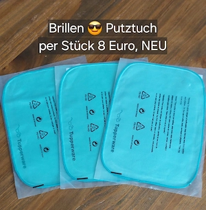 Brillenputztuch Tupperware NEU je