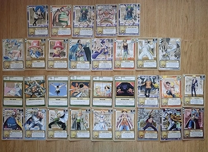 One Piece TCG Vintage (Bandai, Amigo 2002) + Manga Band 25 + Yu-Gi-Oh! Merlin Sticker & 3D Bilder Bild 2