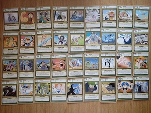 One Piece TCG Vintage (Bandai, Amigo 2002) + Manga Band 25 + Yu-Gi-Oh! Merlin Sticker & 3D Bilder Bild 3