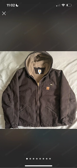 Carhartt Detroit Work Jacket Braun mit Kapuze   XL Bild 2